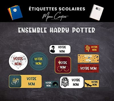 Étiquettes thématique Harry Potter